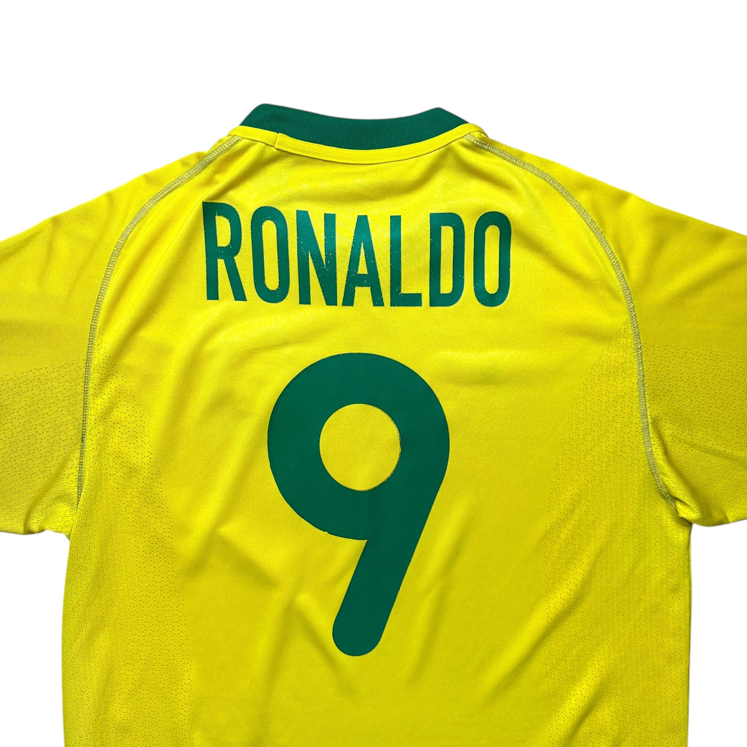 Brazil 2000 Home Shirt (M) Ronaldo #9